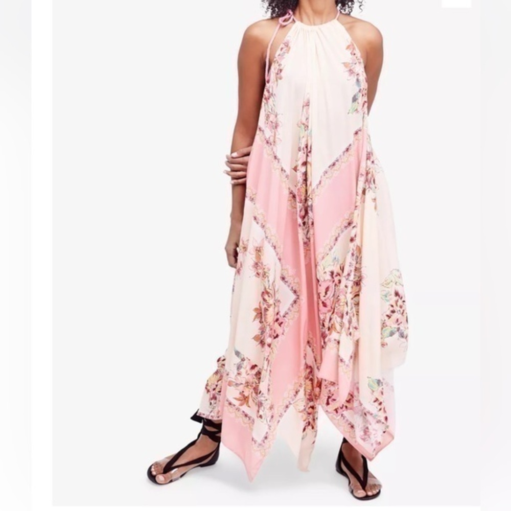 Free People Boho Floral Print Dress Size XS